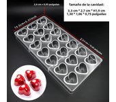 Chocolate Mold Polycarbonate Sphere Diamond Chocolate Bonbons Candy Bar Bakery Confectionery Baking Pastry Tools