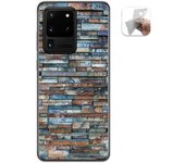 Tumundosmartphone Funda Gel Tpu para Samsung Galaxy S20 Ultra diseño Ladrillo 05 Dibujos