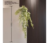 Artificial Vine Plants Hanging Ivy Large Bundle Green Ivy Persian Fern Leaves Home Room Decor Wedding Party Wall Balcony Deco
