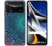 Funda Silicona Transparente para Xiaomi POCO X4 Pro 5G diseño Mandala Dibujos