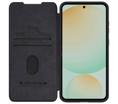 Nillkin For Samsung S24 FE Case QIN Pro Leather Case Slide Camera Card Pocket Book Flip Cover For Samsung Galaxy S24 FE