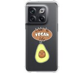 Funda Silicona Antigolpes para Oneplus 10T 5G diseño Vegan Life Dibujos