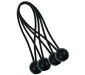 De Tienda de campaña - Cuerda elástico-Negro-15.2x1x0,5 cm