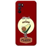 Funda Silicona Líquida Roja para Oppo A16 / A16s diseño Culo Natural Dibujos