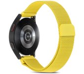 20 22mm Milanese Loop For Samsung watch 3 4 5 6/Active 2/S3 WatchBand For Garmin Forerunner 55 158 245 645 965 265 745 SQ2 MUSIC