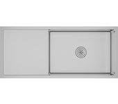 vidaXL Fregadero de Cocina Hecho a Mano de Acero Inoxidable Lavabo Color Negro,  Plateado, y mas