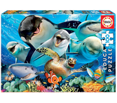 Puzzle 100 piezas Selfie Bajo El Agua (Educa 18062)
