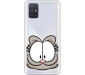Funda original compatible con Samsung Galaxy A71 - Garfield Nermal