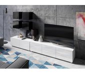 Conjunto de salón Providence B130 , Muebles ES, Aglomerado laminado, Con mesa de tv, 250 x 43cm