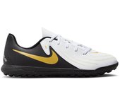 NIKE JR PHANTOM GX II CLUB TF BLAN/NEGR/ORO 100
