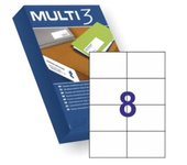 Etiquetas Adhesivas Apli Multi3 10530/ 105 x 74mm/ 500 Hojas
