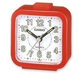 Casio TQ-141-4D - Reloj Despertador Compacto y Elegante con Alarma Precisa, Luz y Diseño Retro