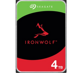 Unidad de disco duro Seagate Ironwolf NAS de 4 TB - 3,5" (SATA 6 Gb/s, ST4000VN006)