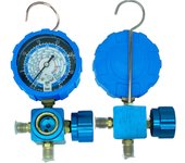 Air Condition Gauge For R410A R22 R134a R404A Refrigerants Manifold Gauge Manometer Valve 500psi/800psi with Visual Mirror