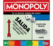 Monopoly Madrid Juego de Mesa clásico con Bandeja de Almacenamiento y peones Grandes - Versión en español (Hasbro G0009233)