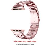Three Rows 304 Stainless Steel Metal Watch Strap Band For Apple IWatch Series