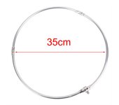 Stainless Steel Fishing Folding Net Brail Head Round Dipnet Tackle Accessory