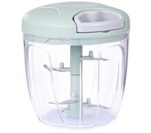 Picadora de Ajo giratoria, trituradora de Ajo Prensa, cortador de cebolla y verduras, accesorios de Cocina, 500/900ML