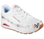 Zapatilla Skechers Uno-Love All Around en Blanco para Mujer