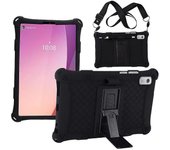 Para Lenovo TAB M9 PC silicona resistente a los golpes caja de la tableta ajustable kickstand cubierta con correa para el hombre