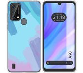 Funda Silicona Transparente para Blackview A50 diseño Acuarela 10 Dibujos