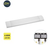 Regleta electrónica led 25w 4000k luz día 2000lm 61.3x3x12cm EDM