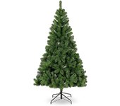GREATOOL Árbol de Navidad, , Altura 90cm hasta 210cm, con más Ramas, Árbol de Navidad Artificial, Material PVC, Hogar Decoración para Navidad, con Soporte de Plástico o Metal, Verde, (NO INCLUIDO) Tiras Guirnalda 180cm con 2 Unidades