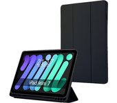 Tumundosmartphone Funda con Tapa Smart para Apple iPad Mini 7 (2024) color Negra