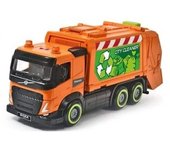 Dickie camión de basura con retrofricción naranja 23 cm 203744014-BA
