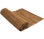 vidaXL Valla cañizo de bambú Dimensiones 500 x 30 cm,  500 x 50 cm,  300 x 100 cm y mas Perfecta para plantas y animales, múltiples usos malla para ventilación, seguridad, ventana, jardín