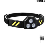 Full Vision Bright Headlamp Spotlight,Motion Sensor 6 Modes Lightweight Head Lamps Flashlight Repairing Camping Running Cycling