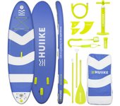 Tabla Paddle Surf Hinchable con Accesorios Premium - HUIIKE | Tabla Padel Surf Hinchable con Remo de Aluminio Inflador Leash | PadelSurf Stand Up Paddle Board Gran Estabilidad Resistencia | SUP Board