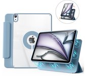 ZOYU For iPad Air 11 Air4/5 10.9 Magnetic Case, For iPad Pro 11 13 inch Mini6 10.2 9/8/7th Gen Rotate 360°Detachable Back Case