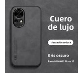 Luxury Leather Case for Huawei Nova 12 11 11i 10 Youth 9 8 7 7i 6 5 SE 4E Pro Cover with Metal Plate Support Magnetic Car Hold