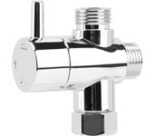1/2 3 Way Connector Shower Diverter Valve Water Separator Switch Adapter Control Head faucet Bathroom Accessories