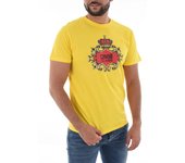 Roberto Cavalli  Class Camiseta Manga Corta Amarilla