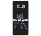 Funda original compatible con Samsung Galaxy S8 - Rick y Morty Glitch