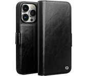 QIALINO Genuine Leather Flip Case for iPhone 14 Pro Max Handmade Phone Cover with Card Slots for iPhone 14 Plus15 Pro Max Cover
