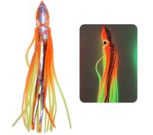8/10/12CM Soft Squid Skirts Luminous Sea Fishing Octopus Fakebait Tuna Fishing Lure Bionic Squid Bait Boat Fishing Tackle