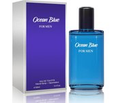 Colonia Blue for Men Ultra 125 ml Eau de Parfum Spray, refrescante perfume cítrico y cálido de vainilla para hombre - Fragancia premium de larga duración
