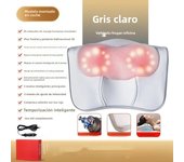 Airbag Traction Neck Massage Pillow Cervical Waist Back Shoulder Shiatsu Kneaded Multifunctional Hot Compress Relaxation Gift