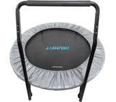 Cecotec Trampolim de fitness para adultos, Ø 92-127 cm, destacável e dobrável Drumfit Jump. Cama elástica de 92 e 127 cm, base de 6 a 7 pernas, peso máximo 100 kg