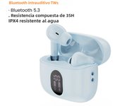 Toocki TWS In-Ear Bluetooth 5.3 Earphones Digital Display True Wireless Earbuds Touch Control Sport Headphone For iPhone Xiaomi
