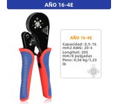 Crimping Pliers Ferrule Sleeves Tubular Terminal Tools HSC8 6-4A/6-6A/16-6E Wire Crimper Household Electrical Sets