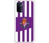 Funda original compatible con Oppo A54 5G / A74 5G - Valladolid Franjas Lila y Blancas