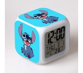 Reloj despertador digital para niños with 7 Luces LED que camifan de color (badería no incluida)