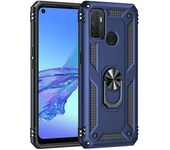For OPPO A32 A53 A53S 2020 Case Luxury Armor Magentic Silicone Phone Case for OPPO A15 A15S A35 Car Holder Ring Case