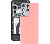 For Samsung Galaxy S21 Ultra 5G Battery Back Cover with Camera Lens Cover Replacement Phone Repair Parts