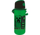 Kids Euroswan Cantimplora Aluminio Minecraft 600ml Producto Oficial Especial Regalos