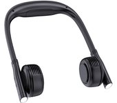 Ventilador de Cuello portátil con Luz Nocturna, ventilador recargable ajustable con 3 niveles de velocdad, Silencioso, ventilador de Cuello Colgante para Mujeres y humbres